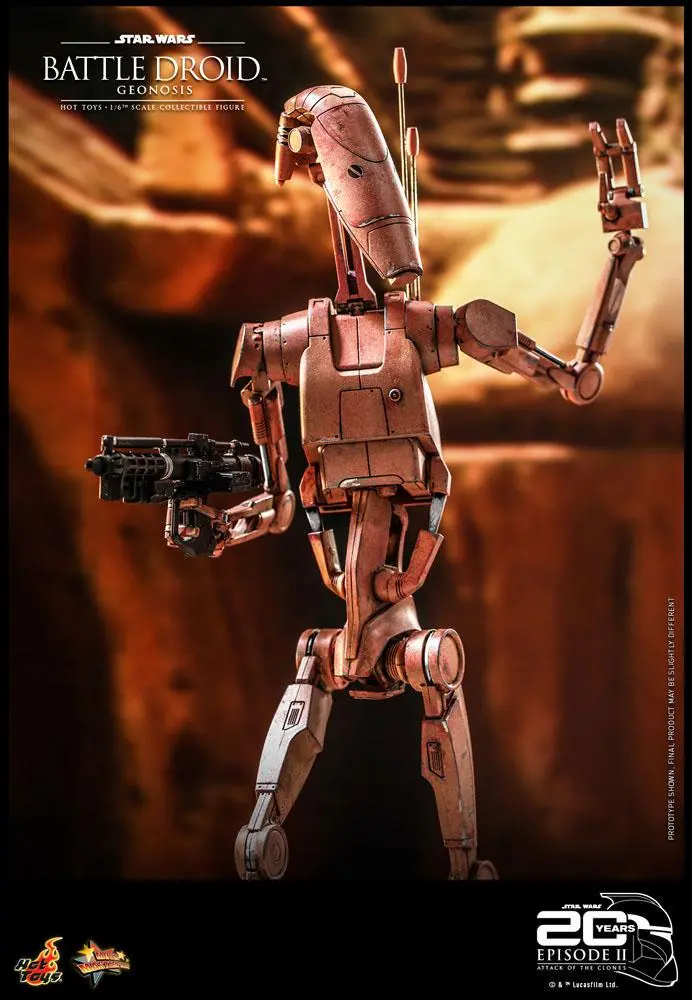 Star Wars: Episode II 1/6 Battle Droid (Geonosis) akciófigura 31 cm termékfotó