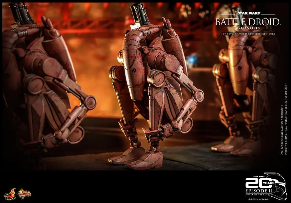 Star Wars: Episode II 1/6 Battle Droid (Geonosis) akciófigura 31 cm termékfotó