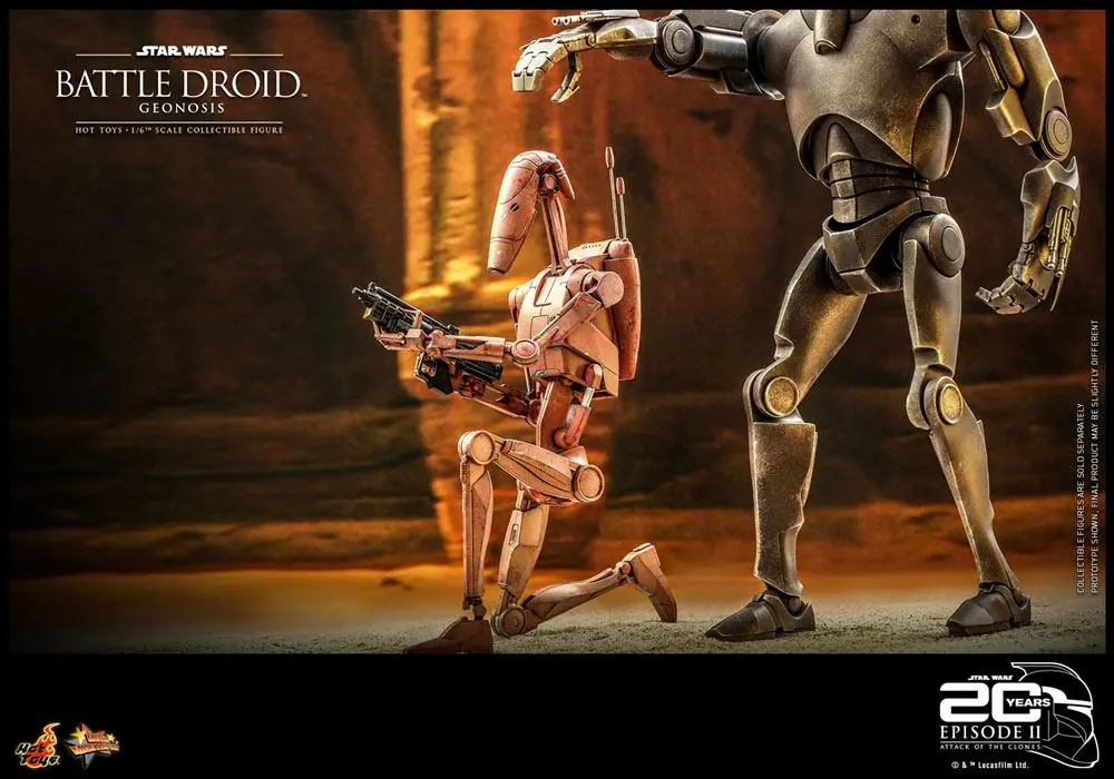 Star Wars: Episode II 1/6 Battle Droid (Geonosis) akciófigura 31 cm termékfotó