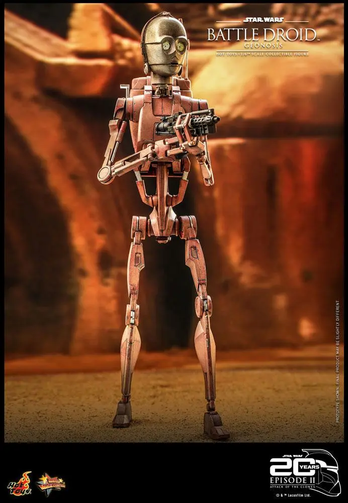 Star Wars: Episode II 1/6 Battle Droid (Geonosis) akciófigura 31 cm termékfotó