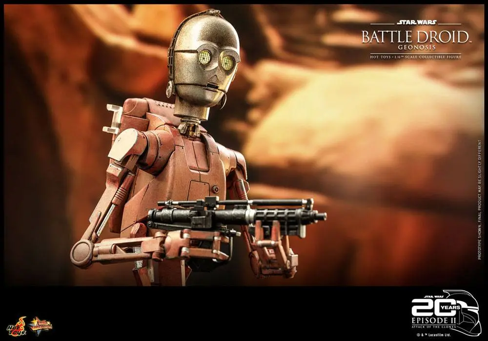 Star Wars: Episode II 1/6 Battle Droid (Geonosis) akciófigura 31 cm termékfotó