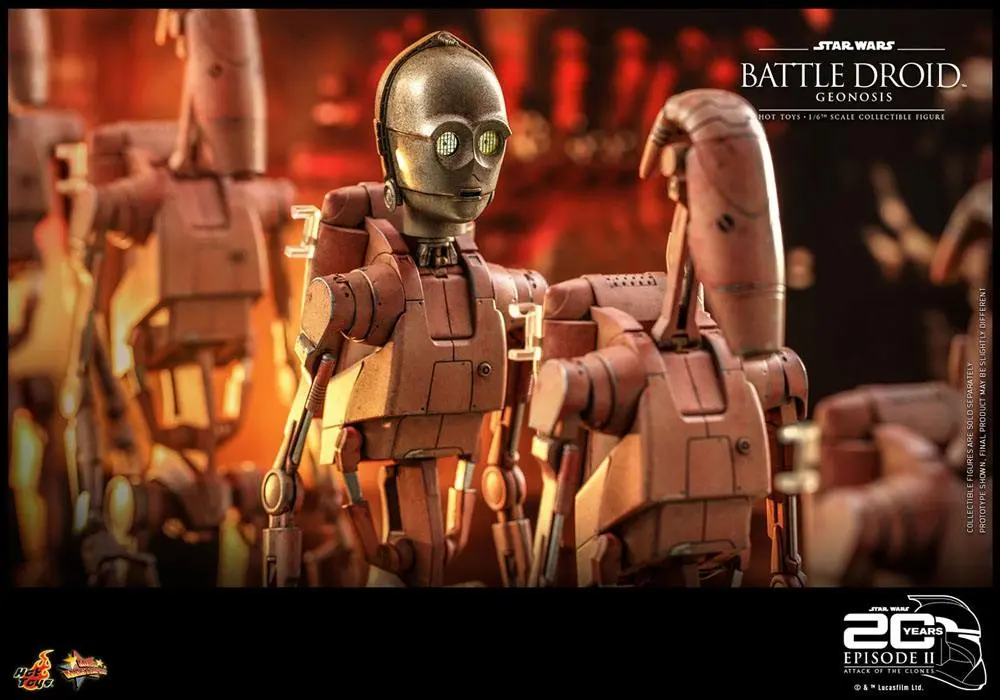 Star Wars: Episode II 1/6 Battle Droid (Geonosis) akciófigura 31 cm termékfotó