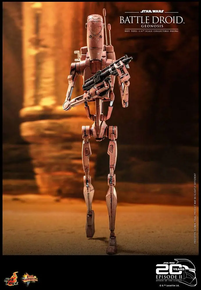 Star Wars: Episode II 1/6 Battle Droid (Geonosis) akciófigura 31 cm termékfotó