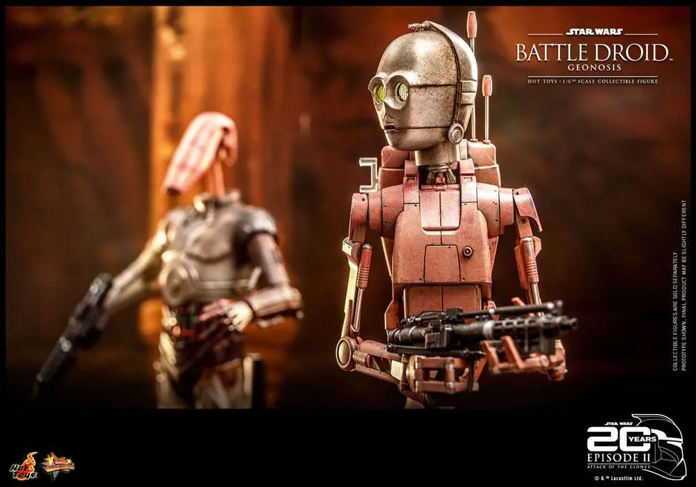 Star Wars: Episode II 1/6 Battle Droid (Geonosis) akciófigura 31 cm termékfotó