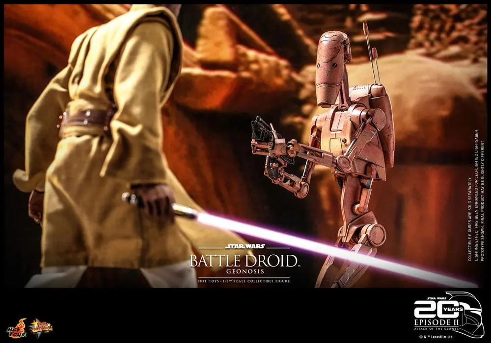 Star Wars: Episode II 1/6 Battle Droid (Geonosis) akciófigura 31 cm termékfotó