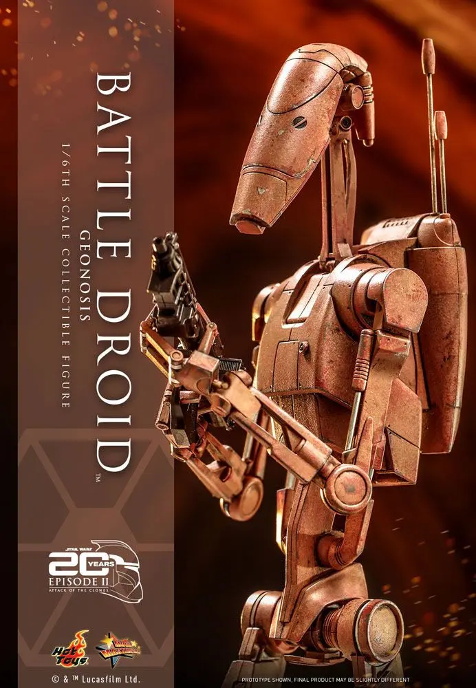 Star Wars: Episode II 1/6 Battle Droid (Geonosis) akciófigura 31 cm termékfotó