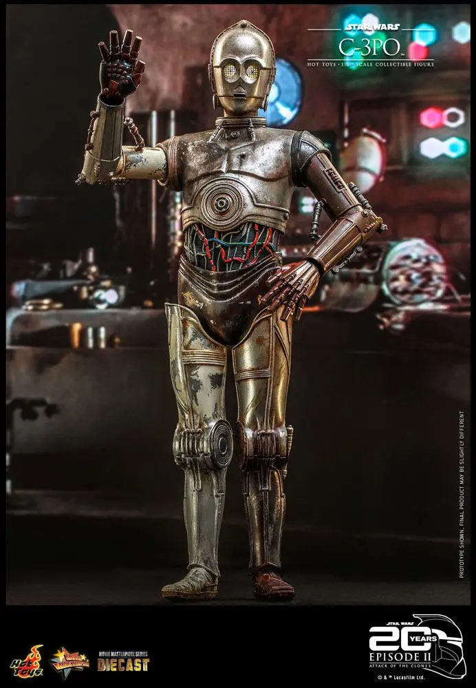 Star Wars: Episode II 1/6 C-3PO akciófigura 29 cm termékfotó