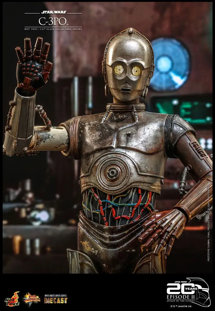 Star Wars: Episode II 1/6 C-3PO akciófigura 29 cm termékfotó