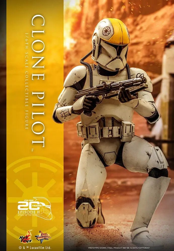 Star Wars: Episode II 1/6 Clone Pilot akciófigura 30 cm termékfotó