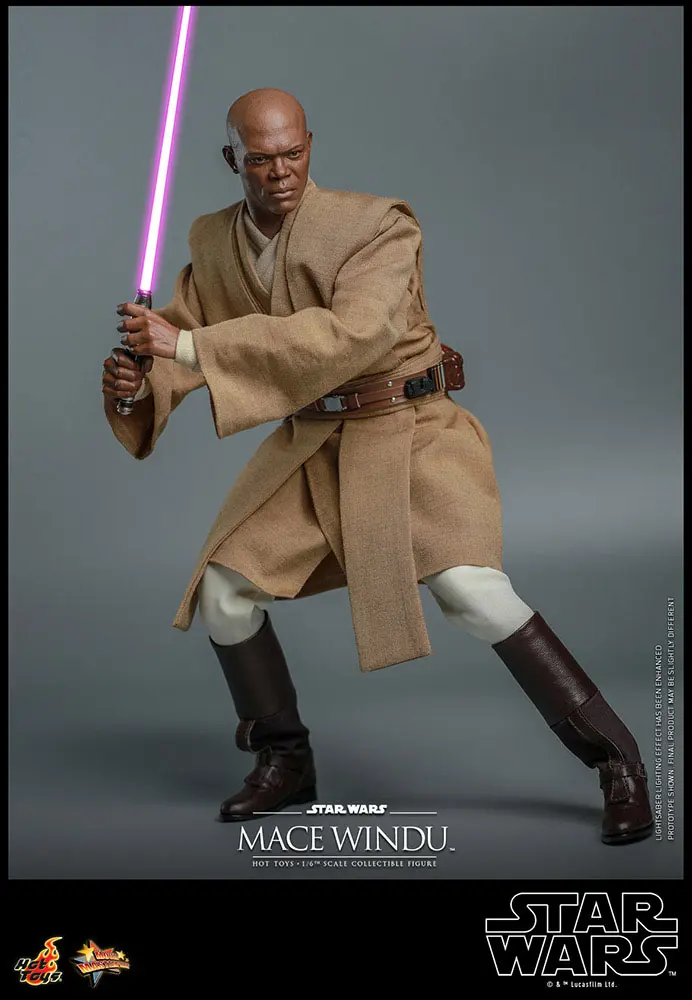 Star Wars: Episode II 1/6 Mace Windu akciófigura 32 cm termékfotó