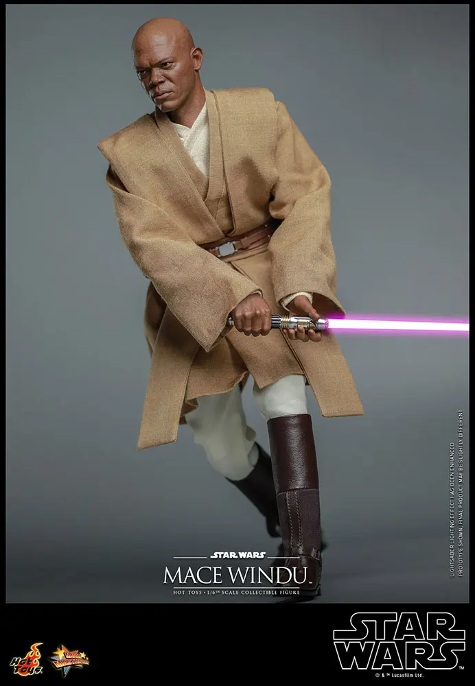 Star Wars: Episode II 1/6 Mace Windu akciófigura 32 cm termékfotó