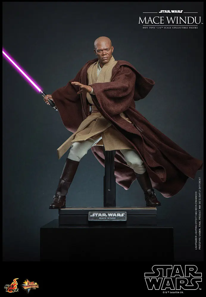 Star Wars: Episode II 1/6 Mace Windu akciófigura 32 cm termékfotó
