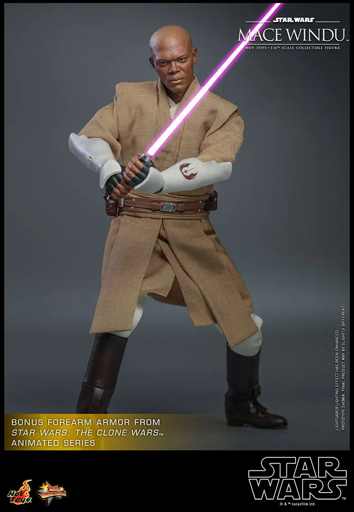 Star Wars: Episode II 1/6 Mace Windu akciófigura 32 cm termékfotó