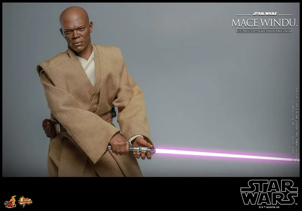 Star Wars: Episode II 1/6 Mace Windu akciófigura 32 cm termékfotó