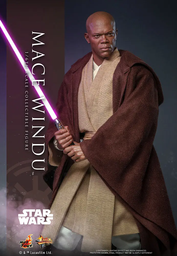 Star Wars: Episode II 1/6 Mace Windu akciófigura 32 cm termékfotó