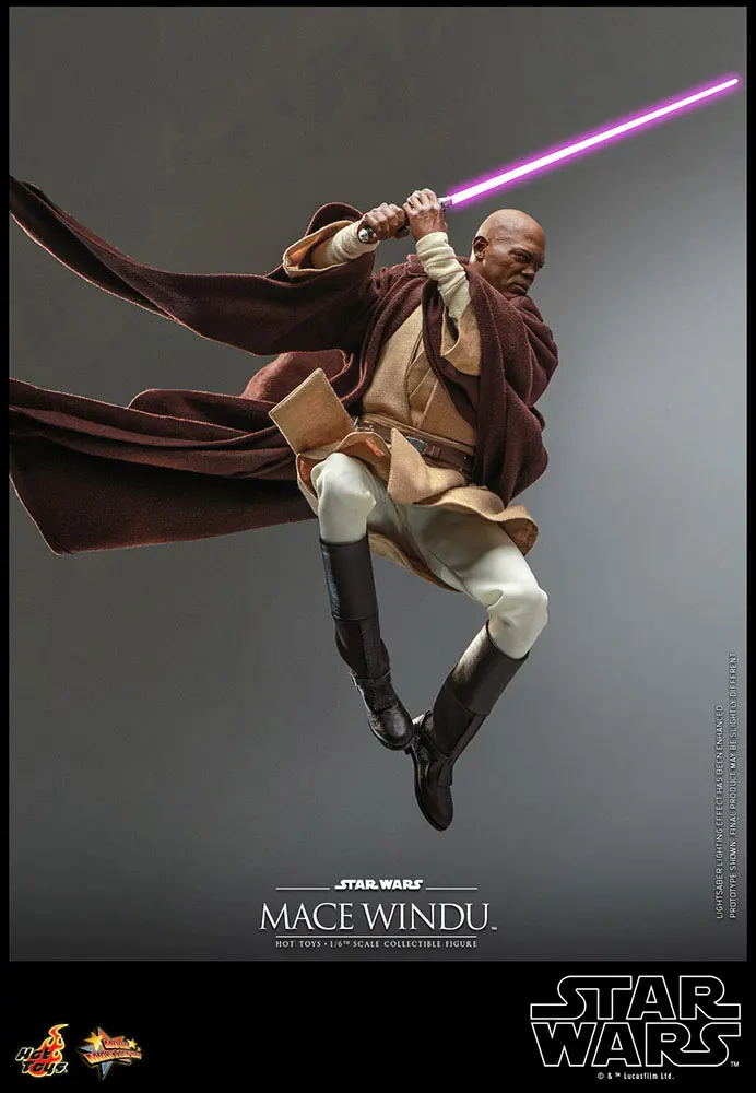 Star Wars: Episode II 1/6 Mace Windu akciófigura 32 cm termékfotó