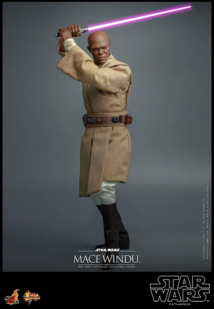 Star Wars: Episode II 1/6 Mace Windu akciófigura 32 cm termékfotó