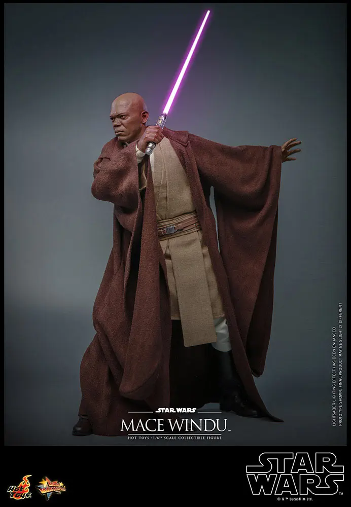 Star Wars: Episode II 1/6 Mace Windu akciófigura 32 cm termékfotó