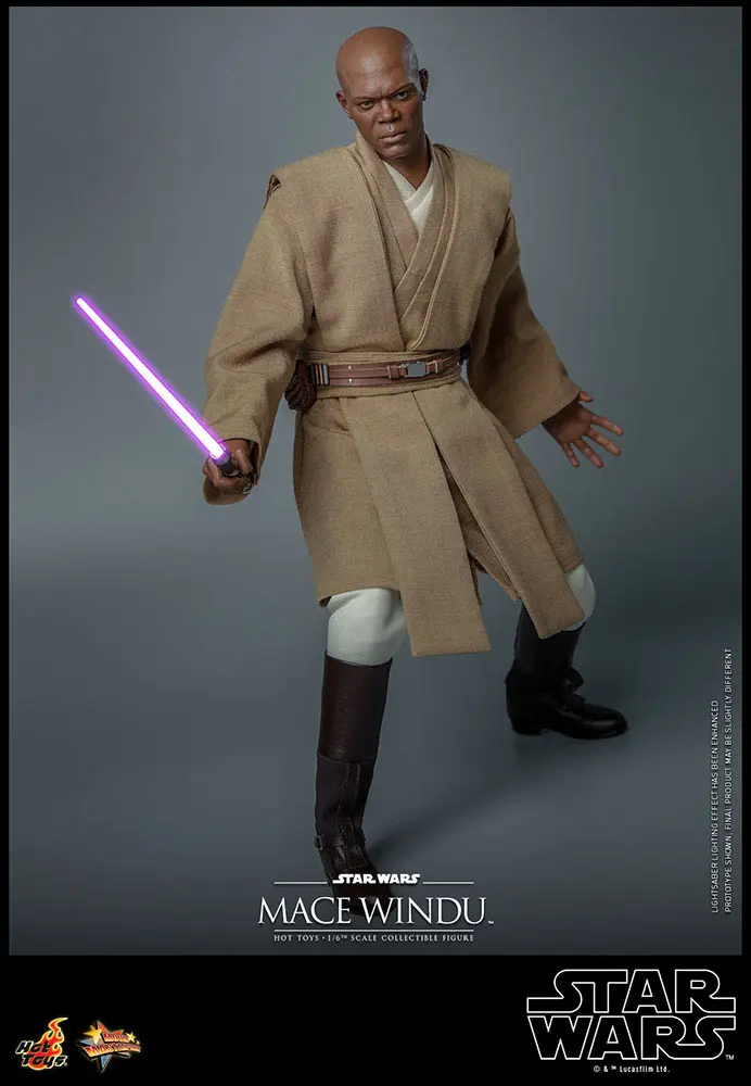 Star Wars: Episode II 1/6 Mace Windu akciófigura 32 cm termékfotó