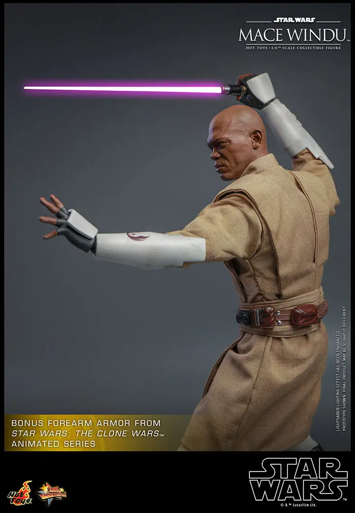 Star Wars: Episode II 1/6 Mace Windu akciófigura 32 cm termékfotó