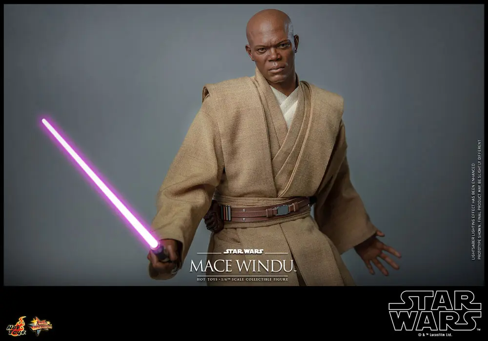 Star Wars: Episode II 1/6 Mace Windu akciófigura 32 cm termékfotó