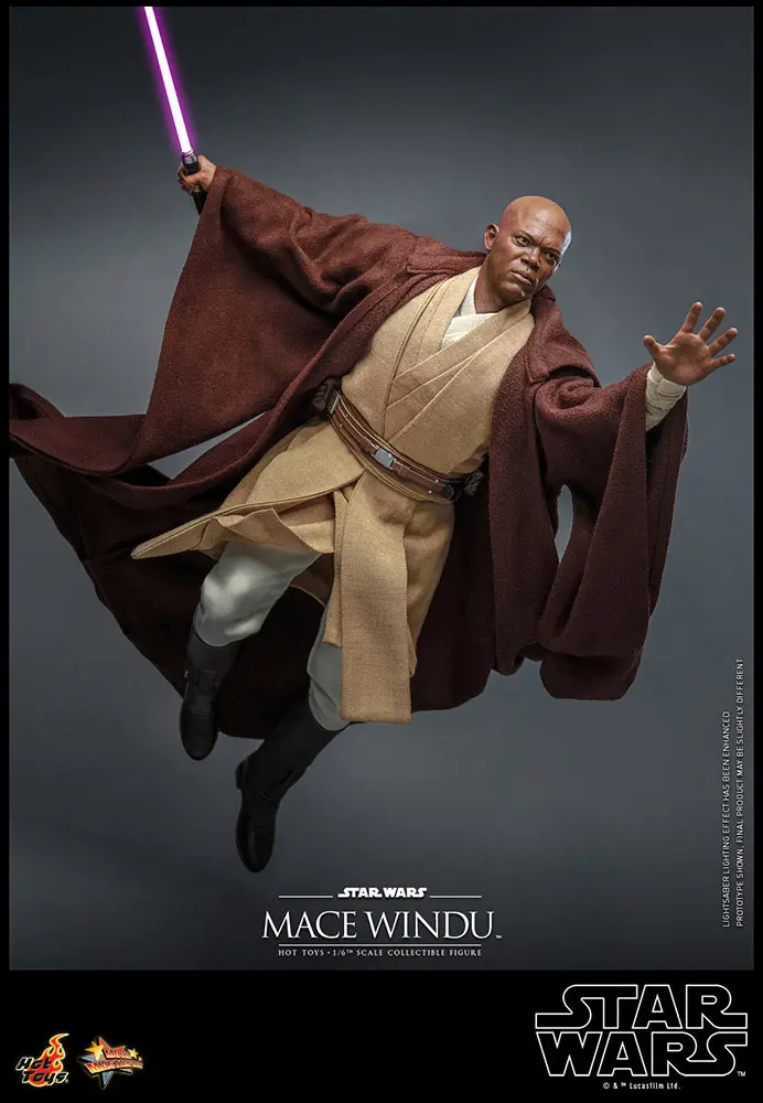 Star Wars: Episode II 1/6 Mace Windu akciófigura 32 cm termékfotó