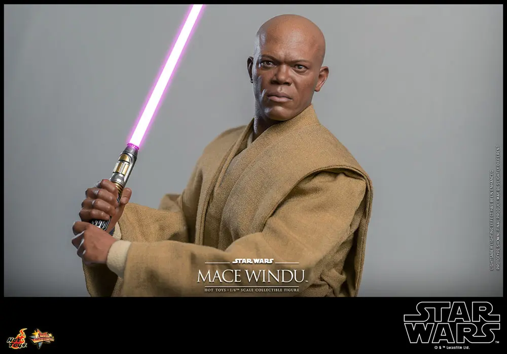 Star Wars: Episode II 1/6 Mace Windu akciófigura 32 cm termékfotó