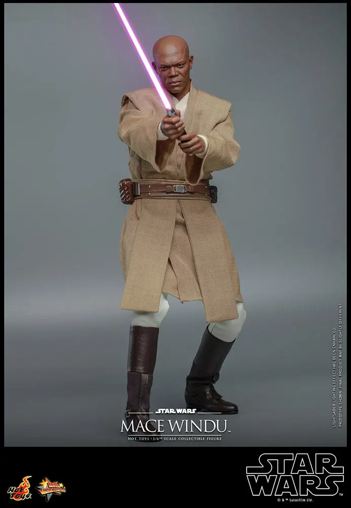 Star Wars: Episode II 1/6 Mace Windu akciófigura 32 cm termékfotó
