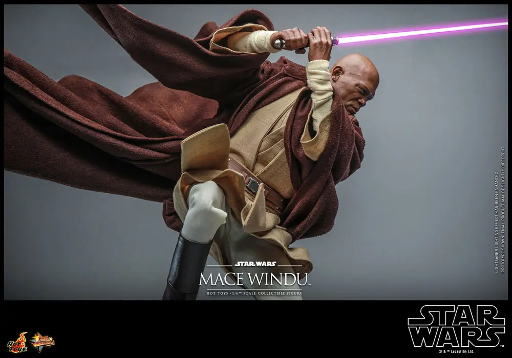 Star Wars: Episode II 1/6 Mace Windu akciófigura 32 cm termékfotó