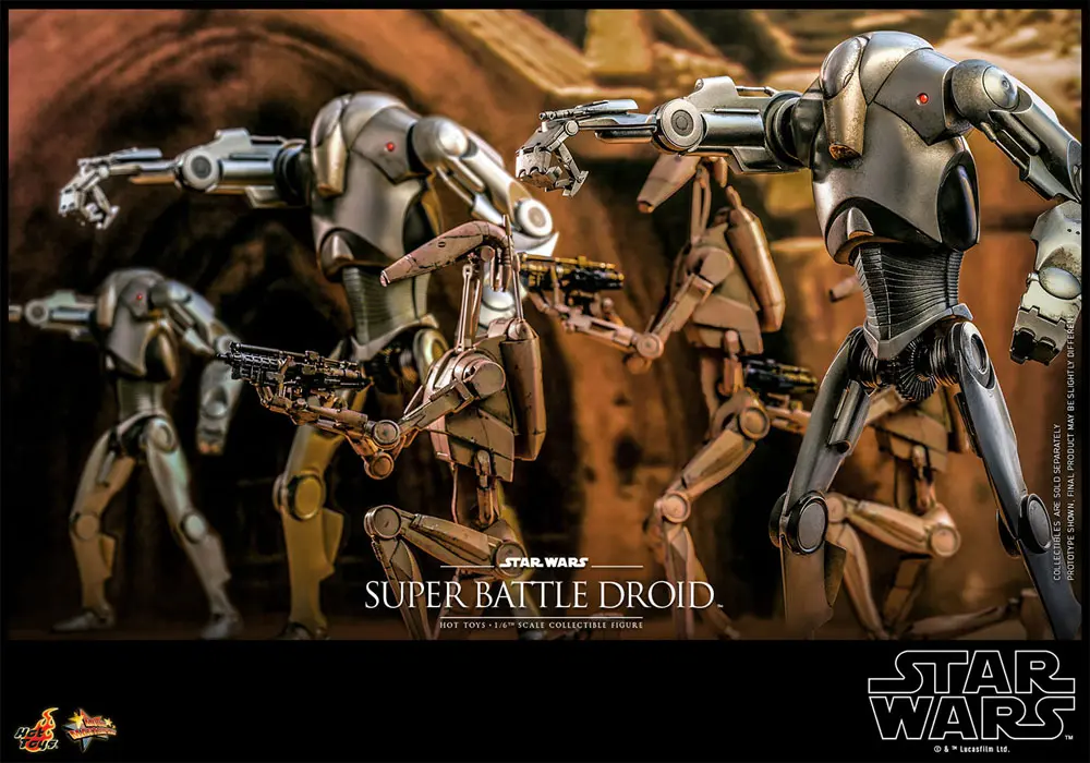 Star Wars: Episode II 1/6 Super Battle Droid figura 32 cm termékfotó