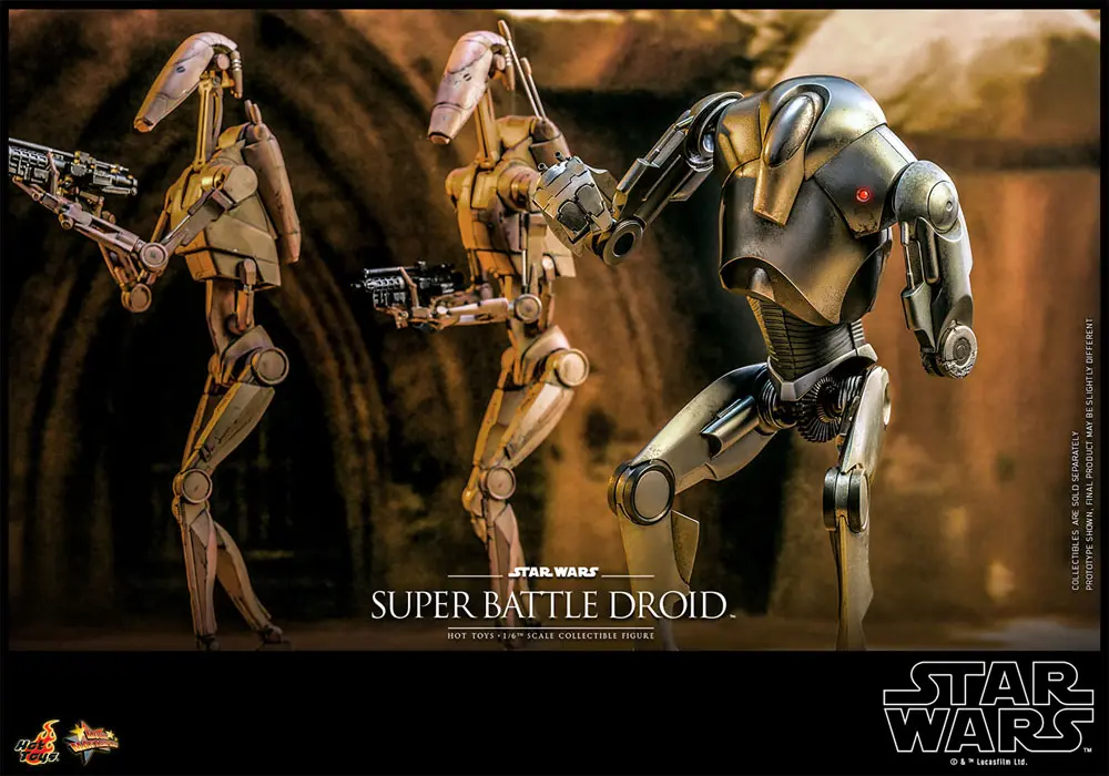 Star Wars: Episode II 1/6 Super Battle Droid figura 32 cm termékfotó