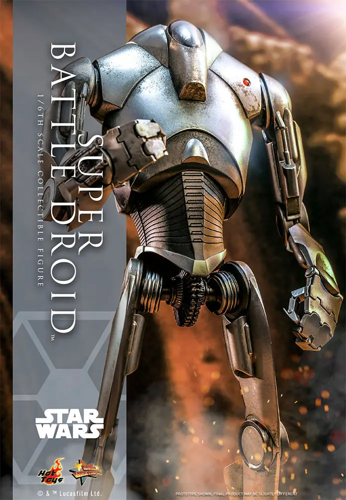 Star Wars: Episode II 1/6 Super Battle Droid figura 32 cm termékfotó