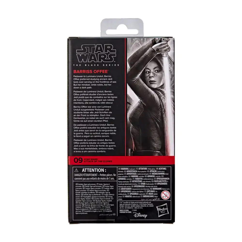 Star Wars Episode II Black Series Barriss Offee akciófigura 15 cm termékfotó