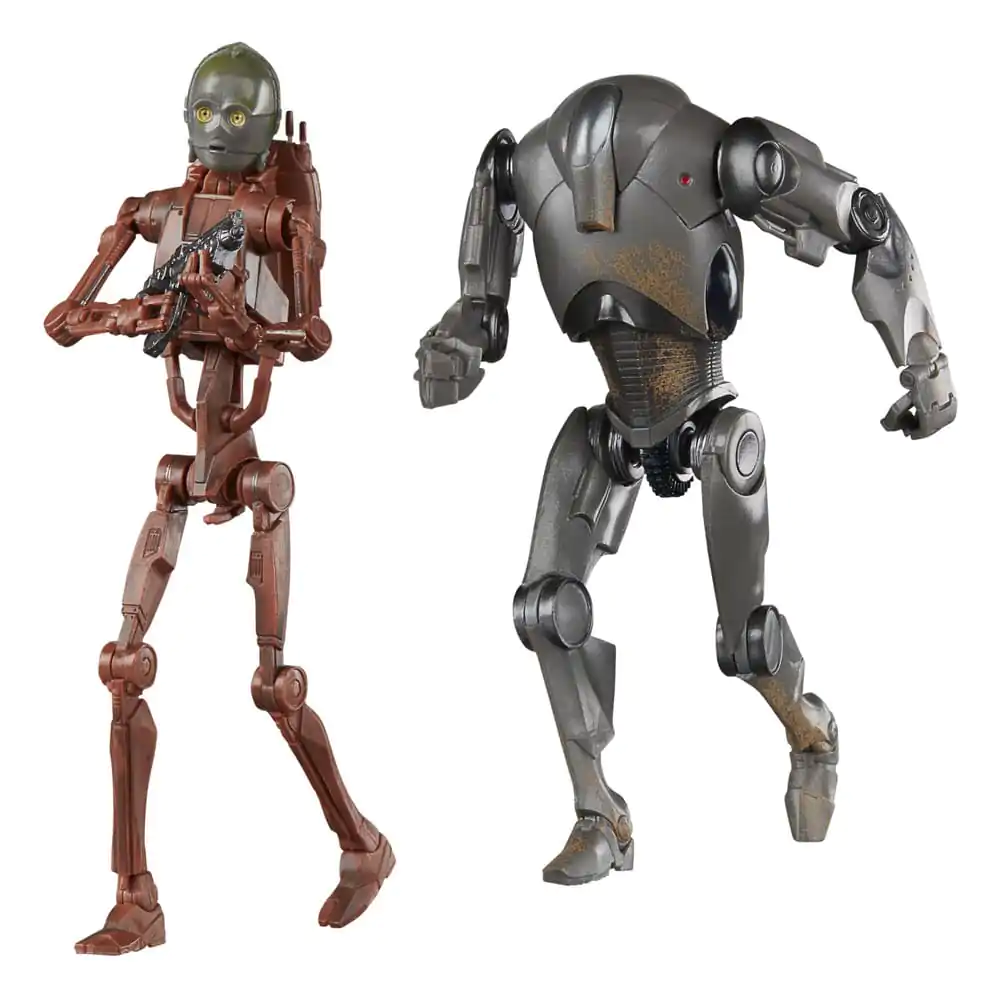 Star Wars Episode II Black Series C-3PO (B1 Battle Droid Body) & Super Battle Droid 2 db-os akciófigura csomag 15 cm termékfotó