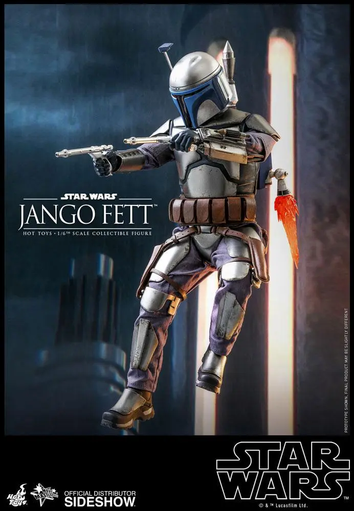 Star Wars Episode II Movie Masterpiece 1/6 Jango Fett akciófigura 30 cm termékfotó