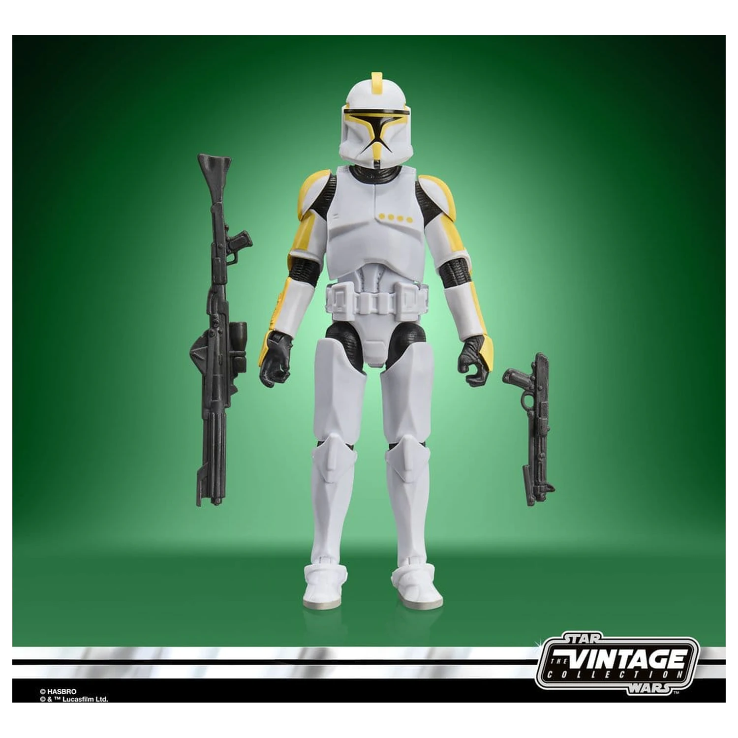 Star Wars Episode II Vintage Collection Clone Trooper Commander akciófigura 10 cm termékfotó