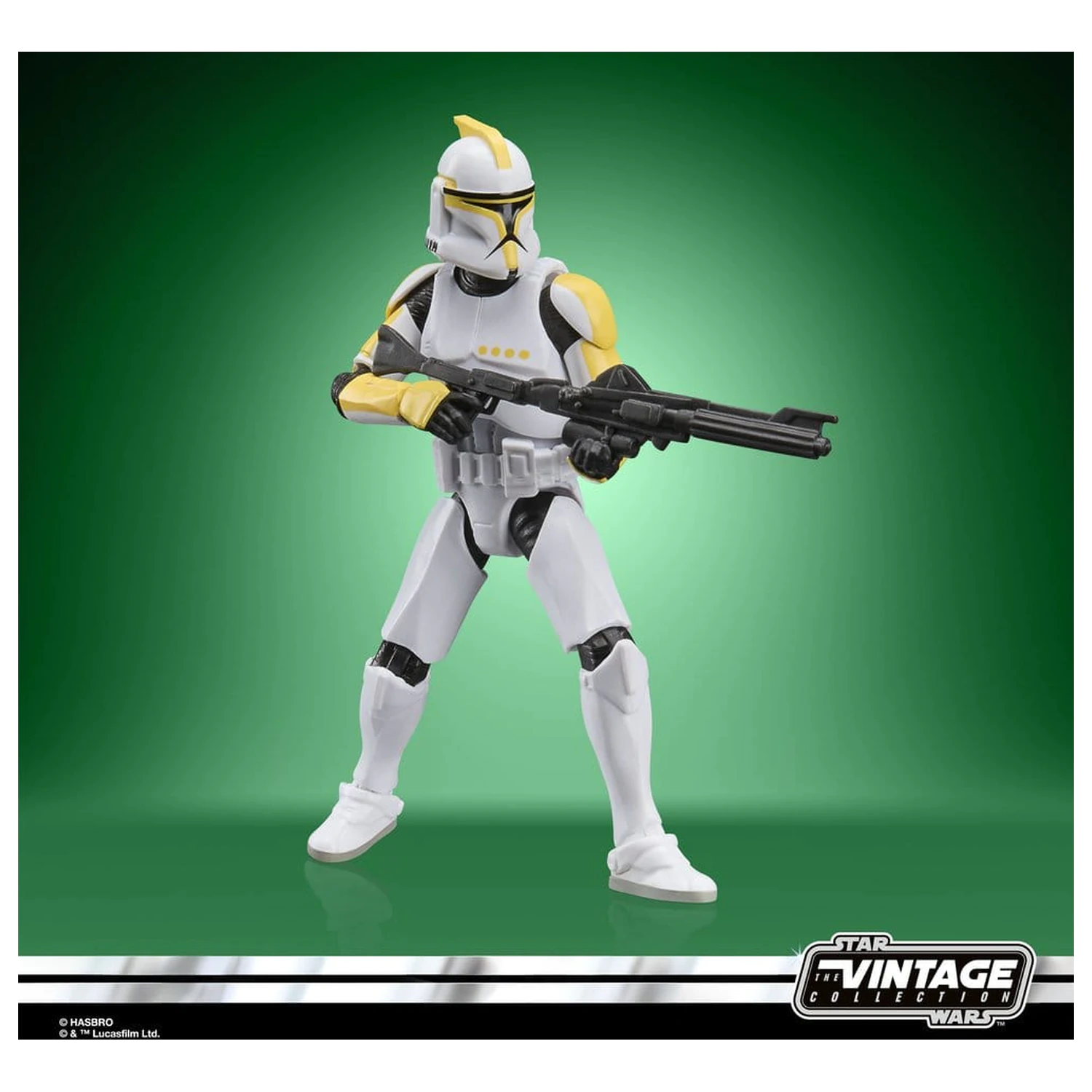 Star Wars Episode II Vintage Collection Clone Trooper Commander akciófigura 10 cm termékfotó