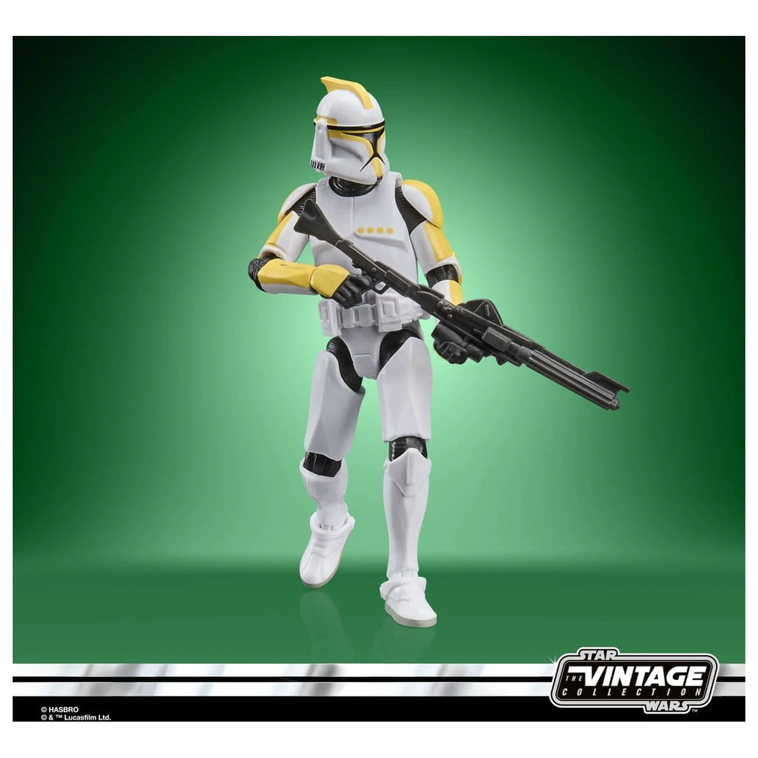 Star Wars Episode II Vintage Collection Clone Trooper Commander akciófigura 10 cm termékfotó