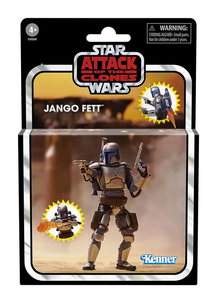 Star Wars Episode II Vintage Collection Jango Fett akciófigura 10 cm termékfotó