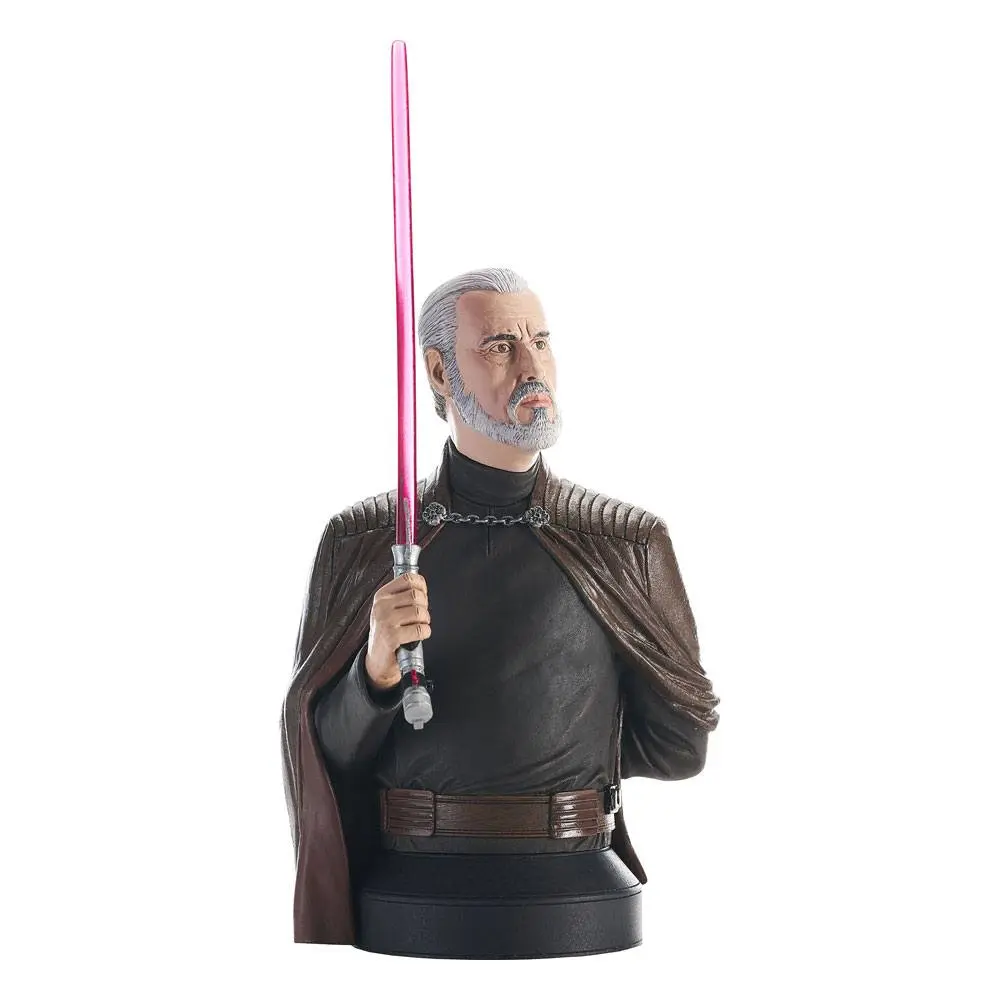 Star Wars Episode III 1/6 Count Dooku mellszobor figura 18 cm termékfotó