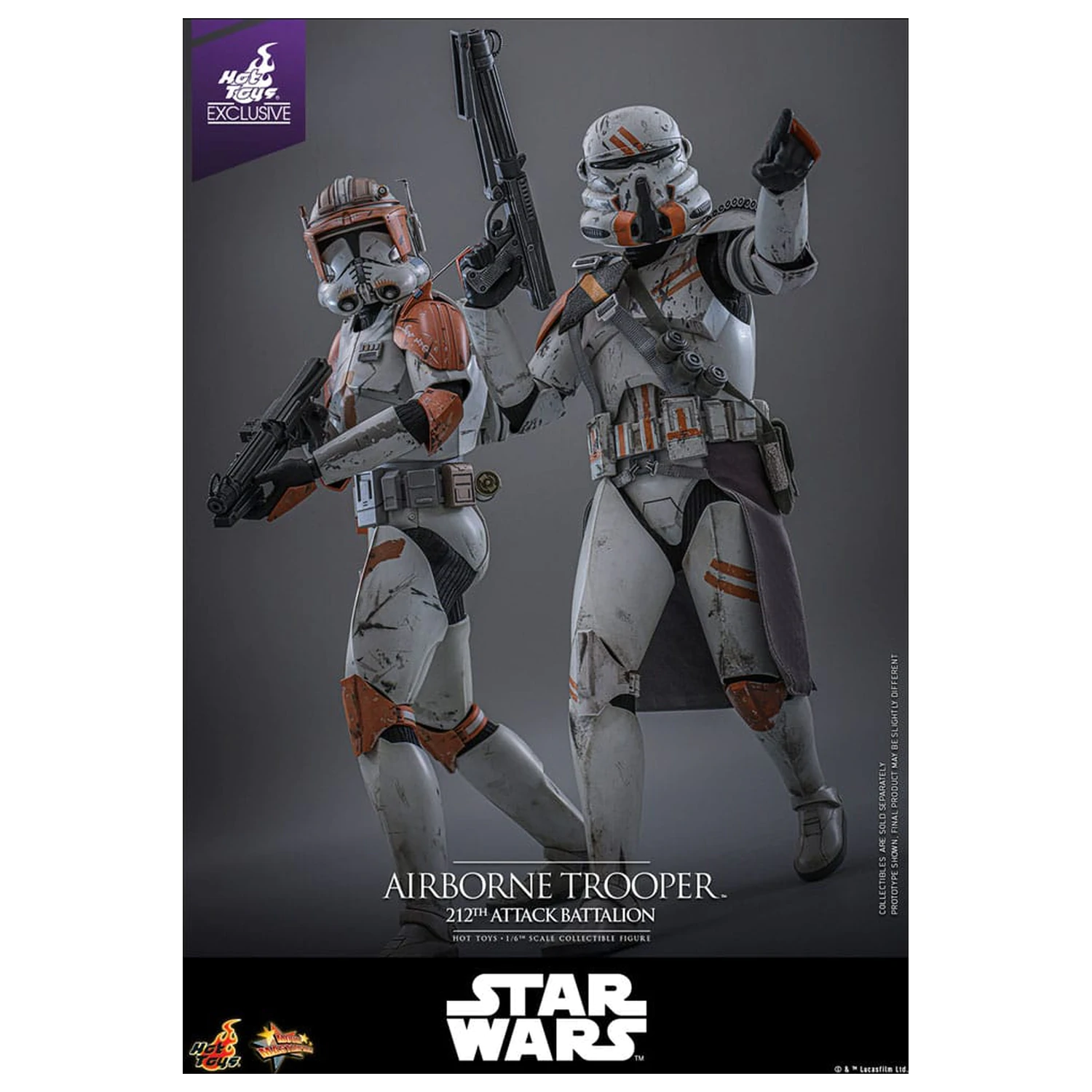 Star Wars: Episode III - Revenge of the Sith 1/6 Airborne Trooper (212th Attack Battalion) akciófigura 30 cm termékfotó