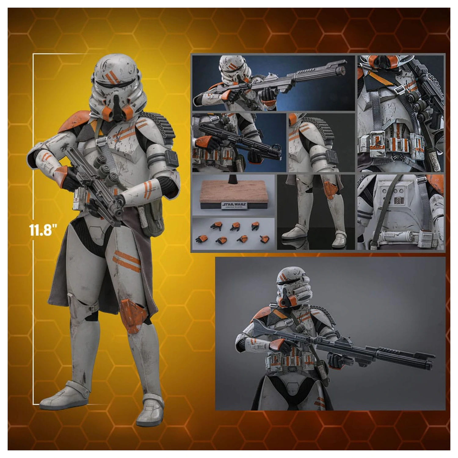 Star Wars: Episode III - Revenge of the Sith 1/6 Airborne Trooper (212th Attack Battalion) akciófigura 30 cm termékfotó