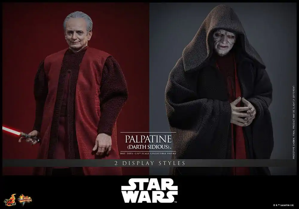 Star Wars: Episode III - Revenge of the Sith 1/6 Palpatine (Darth Sidious) akciófigura 29 cm termékfotó