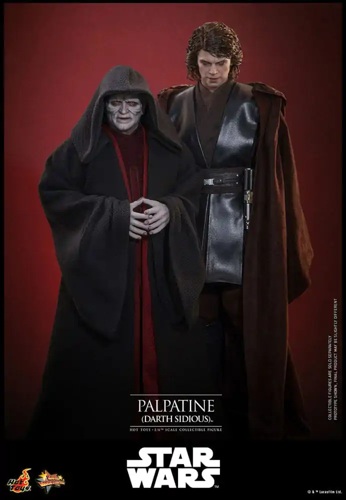 Star Wars: Episode III - Revenge of the Sith 1/6 Palpatine (Darth Sidious) akciófigura 29 cm termékfotó