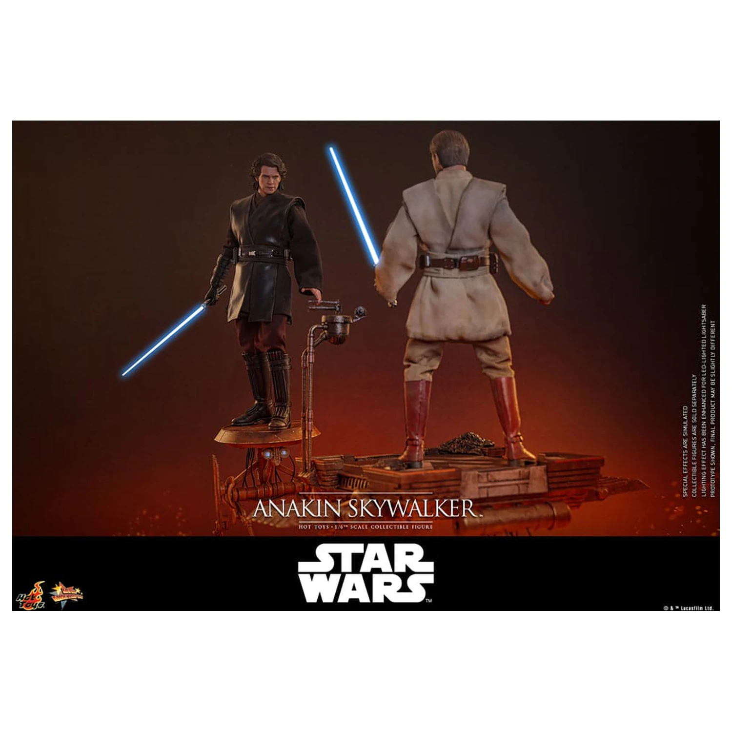 Star Wars: Episode III - Revenge of the Sith Movie Masterpiece 1/6 Anakin Skywalker akciófigura 31 cm termékfotó