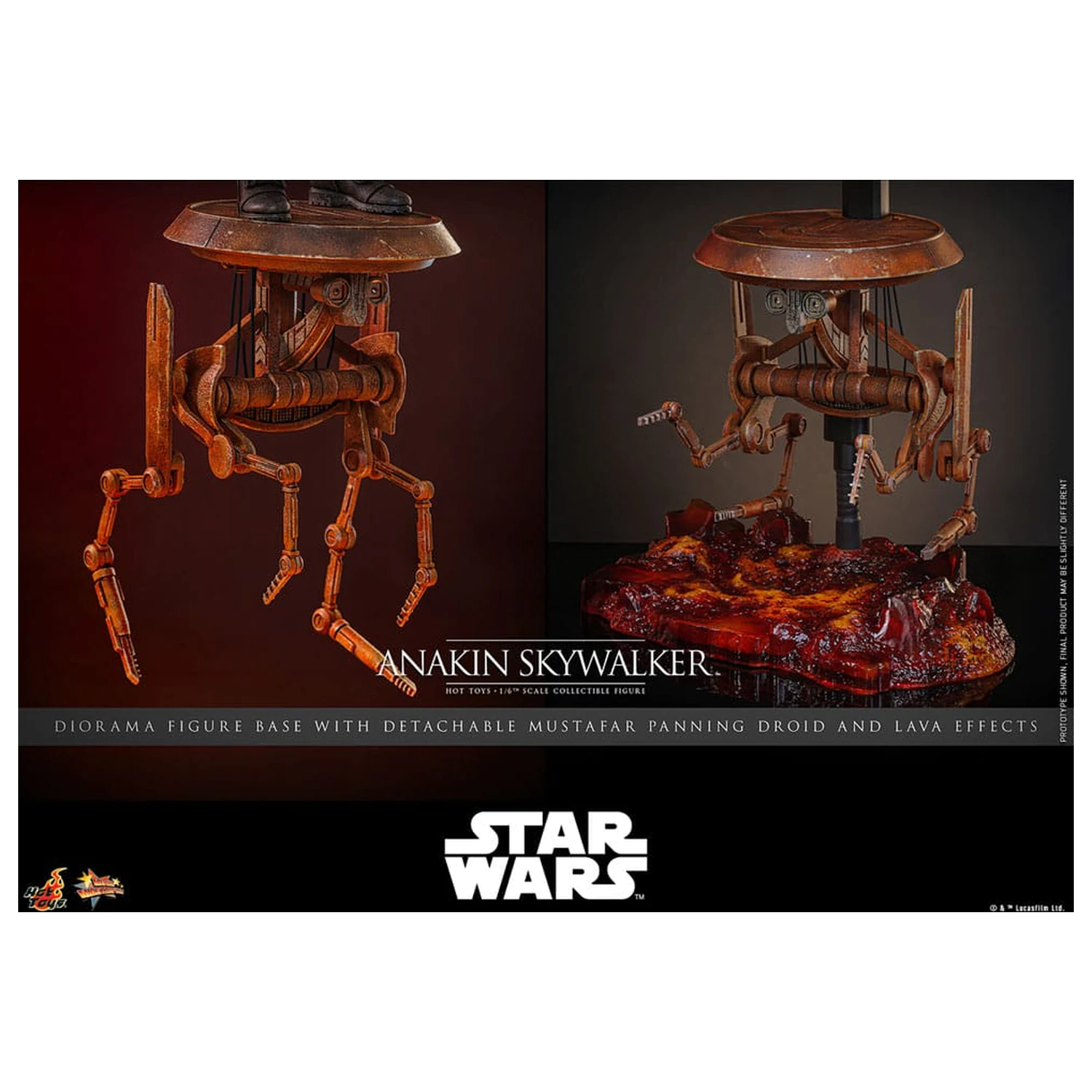 Star Wars: Episode III - Revenge of the Sith Movie Masterpiece 1/6 Anakin Skywalker akciófigura 31 cm termékfotó
