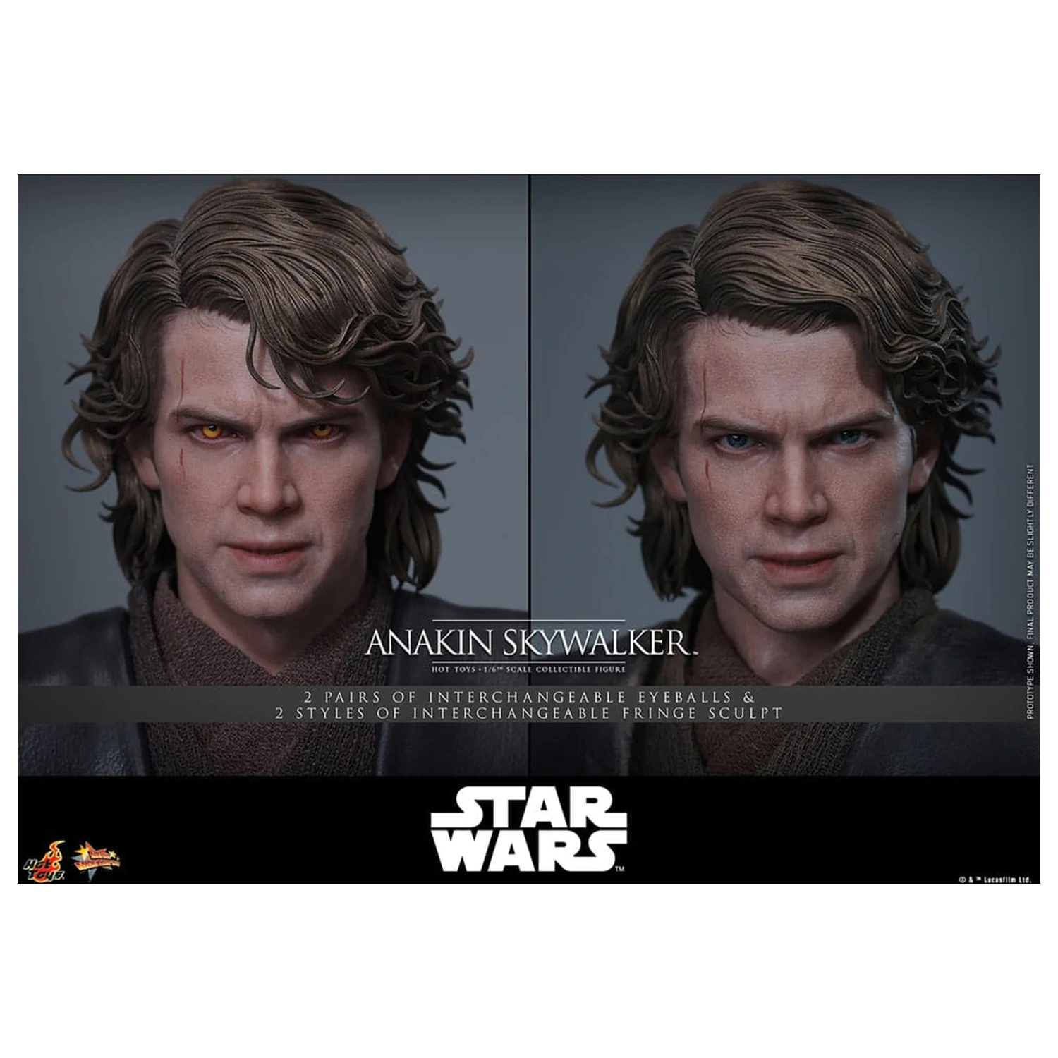 Star Wars: Episode III - Revenge of the Sith Movie Masterpiece 1/6 Anakin Skywalker akciófigura 31 cm termékfotó