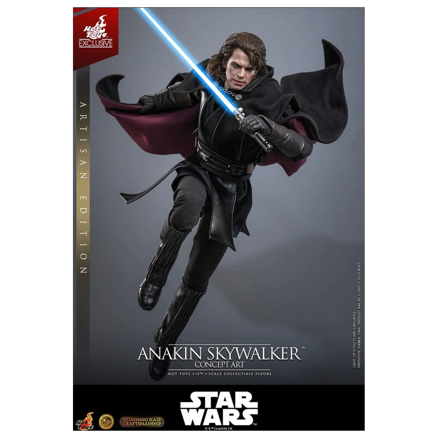 Star Wars Episode III: Revenge Of The Sith Movie Masterpiece 1/6 Anakin Skywalker (Concept Art Version) (Artisan Edition) akciófigura 31 cm termékfotó
