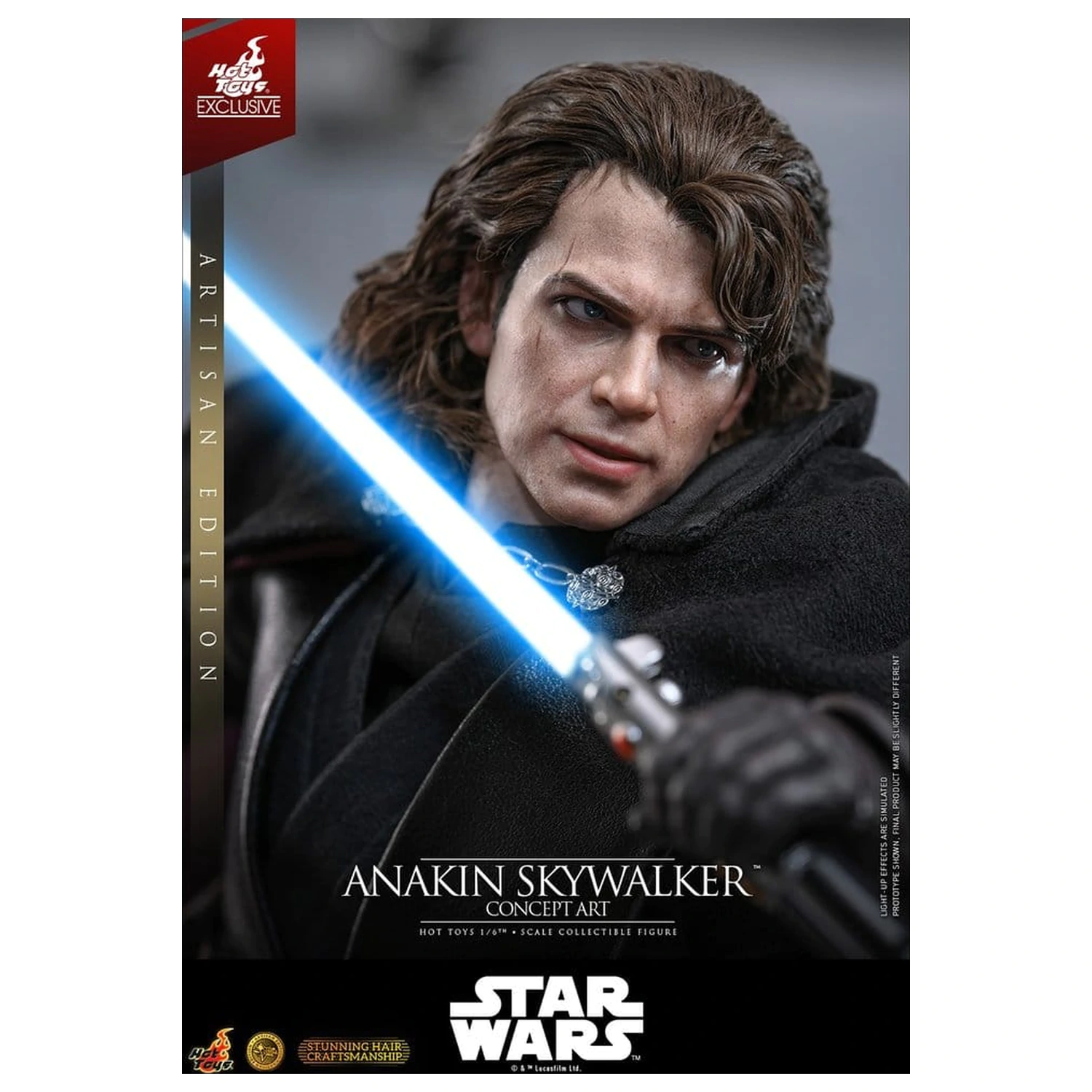 Star Wars Episode III: Revenge Of The Sith Movie Masterpiece 1/6 Anakin Skywalker (Concept Art Version) (Artisan Edition) akciófigura 31 cm termékfotó