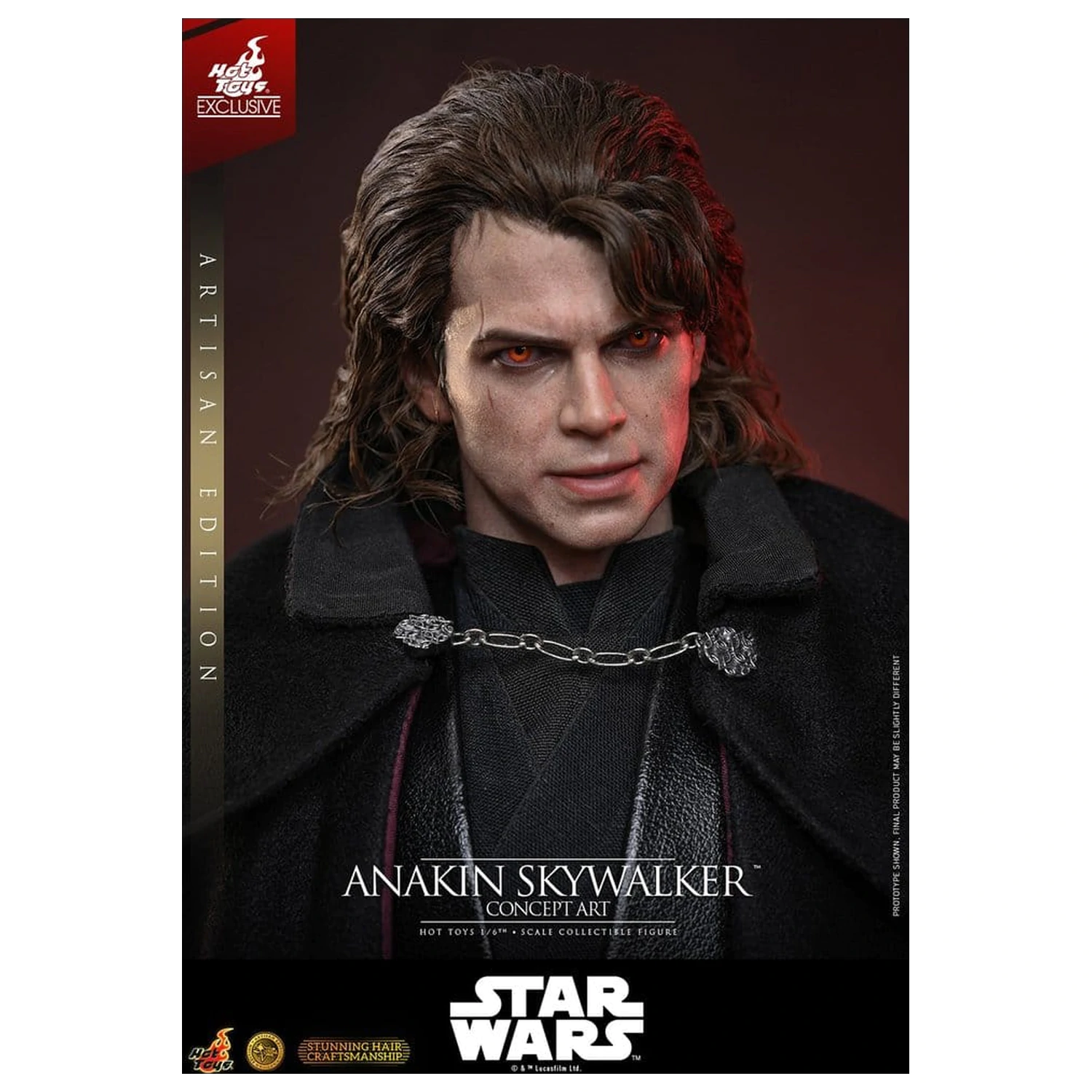 Star Wars Episode III: Revenge Of The Sith Movie Masterpiece 1/6 Anakin Skywalker (Concept Art Version) (Artisan Edition) akciófigura 31 cm termékfotó